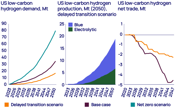 Policy uncertainty slows down the low-carbon hydrogen market 